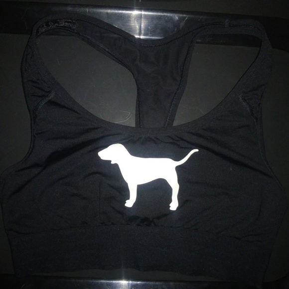 *Price Firm* VS Pink logo sports bra - Picture 4 of 4